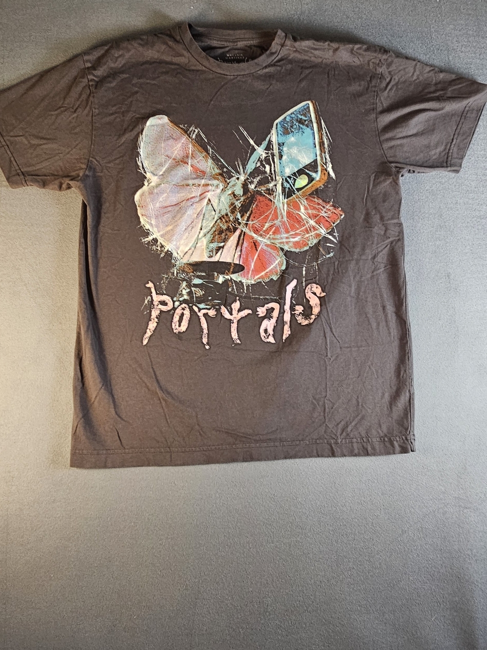 Portraits Graphic Short Sleeve Tee - Dark Brown